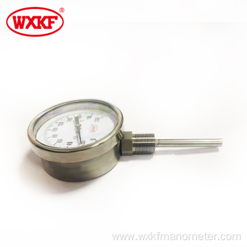WSS bimetallic thermometer gauge